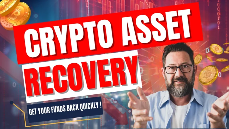 Illustration of recovering crypto wallet assets